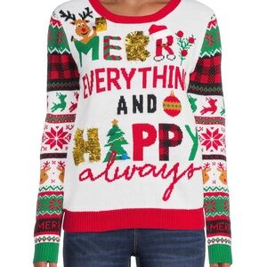 No Boundaries- Merry everything and Happy always! Sweater